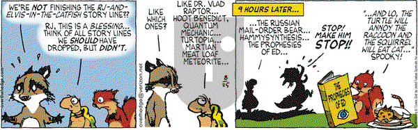 Over the Hedge on Wednesday August 25, 2010 Comic Strip