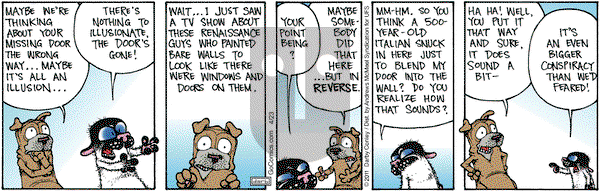 Get Fuzzy on Wednesday April 23, 2025 Comic Strip