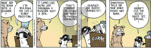 Get Fuzzy on Saturday January 21, 2006 Comic Strip