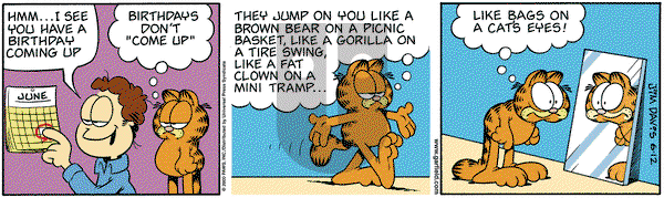 Garfield on Monday June 12, 2000 Comic Strip