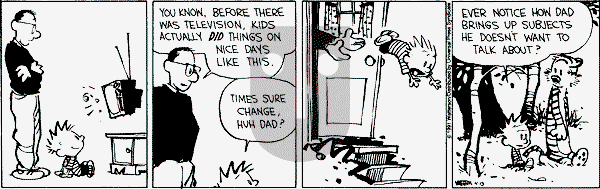 Calvin and Hobbes - Saturday April 13, 1991 Comic Strip