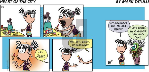 Heart of the City on Sunday November 11, 2018 Comic Strip