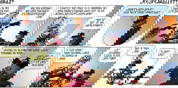 Frazz on Sunday April 6, 2003 Comic Strip
