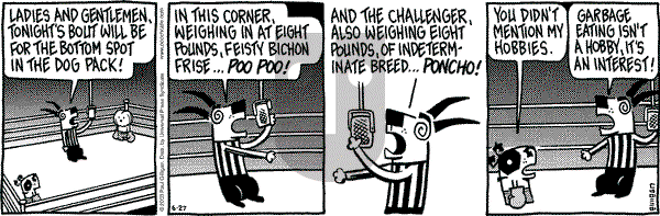 Pooch Cafe on Friday June 27, 2003 Comic Strip