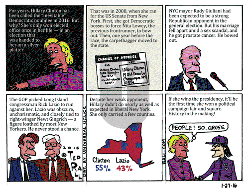Ted Rall on Wednesday January 27, 2016 Comic Strip