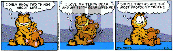 Garfield on Monday February 19, 1990 Comic Strip