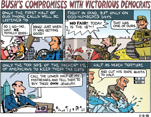 Ted Rall on Thursday November 16, 2006 Comic Strip
