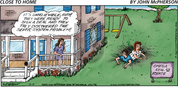 Close to Home on Sunday August 5, 2012 Comic Strip