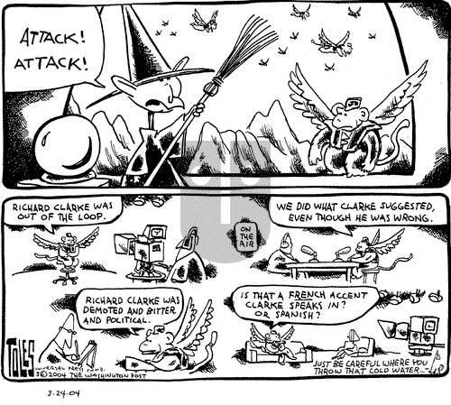 Tom Toles - Wednesday March 24, 2004 Comic Strip