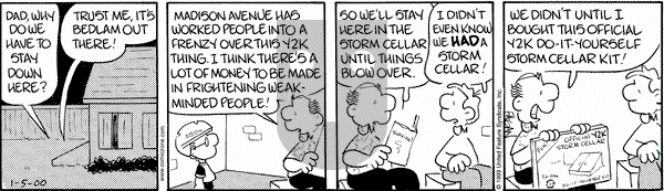 Drabble on Wednesday January 5, 2000 Comic Strip