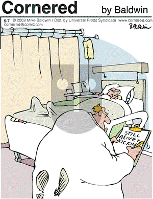 Cornered on Wednesday May 7, 2003 Comic Strip