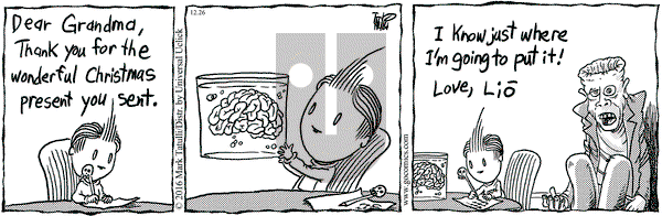 Lio on Monday December 26, 2016 Comic Strip