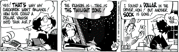 Rose is Rose on Saturday December 22, 1990 Comic Strip