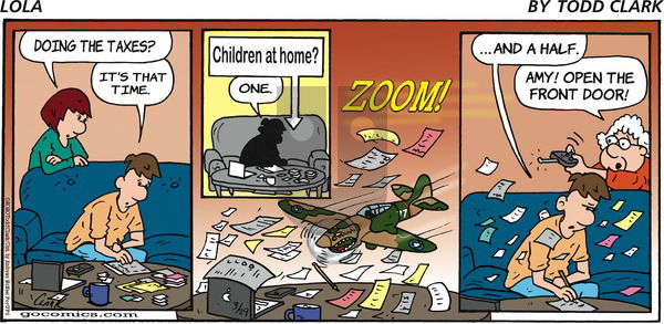 Lola on Sunday March 29, 2020 Comic Strip