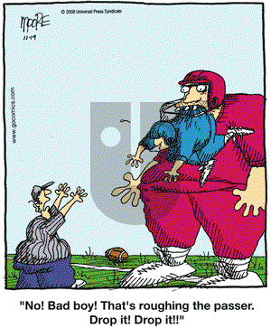 In the Bleachers on Wednesday November 19, 2008 Comic Strip