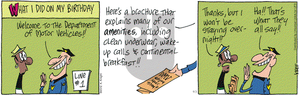 The Knight Life on Monday September 3, 2012 Comic Strip