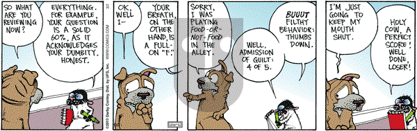 Get Fuzzy on Tuesday March 2, 2010 Comic Strip