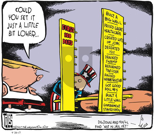 Tom Toles on Sunday April 30, 2017 Comic Strip