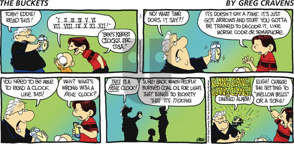 The Buckets on Sunday June 17, 2018 Comic Strip