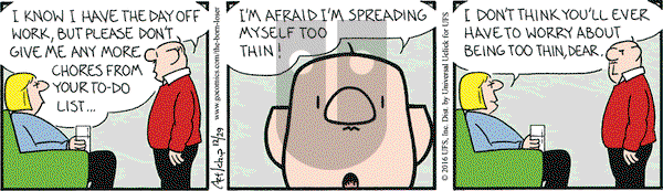 The Born Loser on Thursday December 29, 2016 Comic Strip