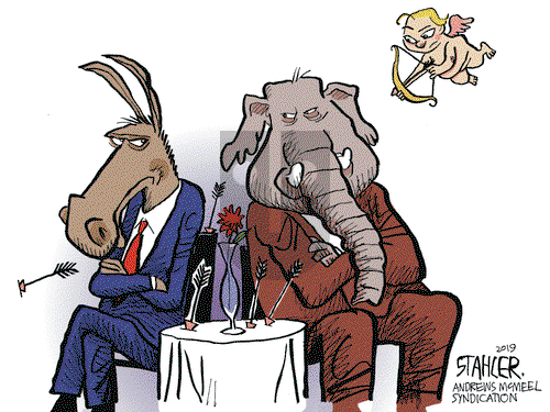 Jeff Stahler on Wednesday February 13, 2019 Comic Strip