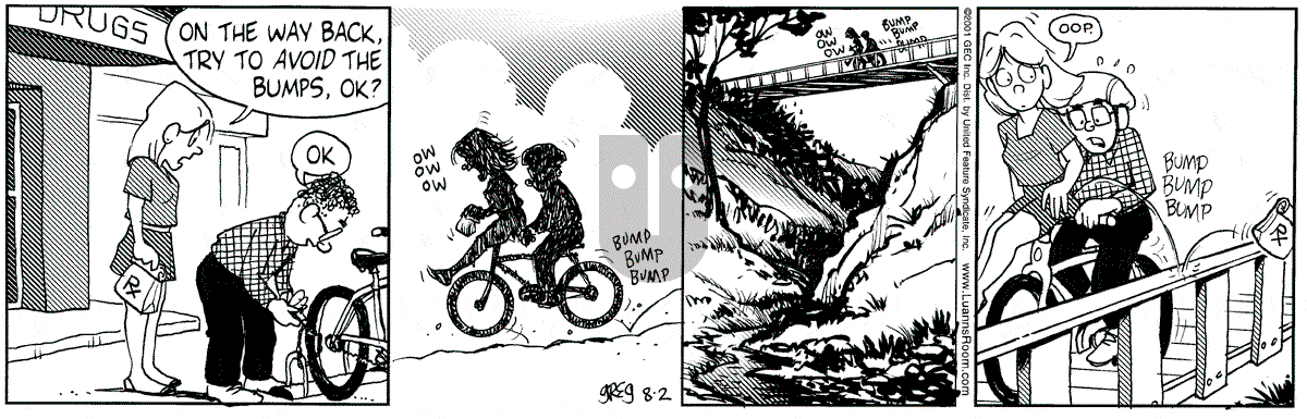 Luann - Thursday August 2, 2001 Comic Strip