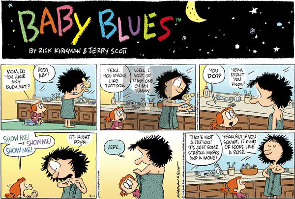 Baby Blues on Sunday March 11, 2012 Comic Strip
