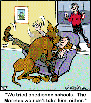 Marmaduke on Wednesday September 23, 2015 Comic Strip