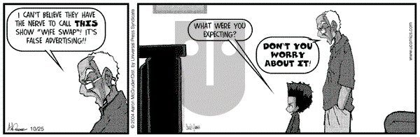 The Boondocks on Monday May 28, 2012 Comic Strip