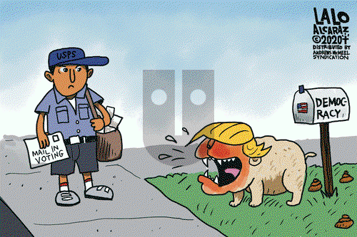Lalo Alcaraz on Friday August 14, 2020 Comic Strip
