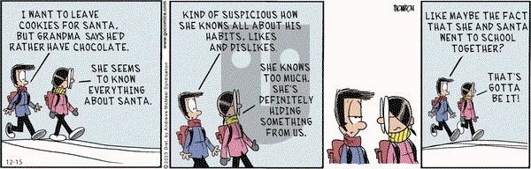 Grand Avenue on Friday December 15, 2023 Comic Strip