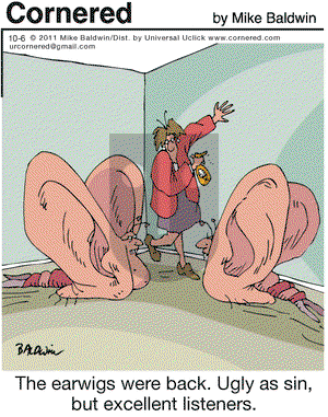 Cornered on Thursday October 6, 2011 Comic Strip