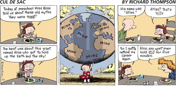 Cul de Sac on Sunday April 28, 2019 Comic Strip