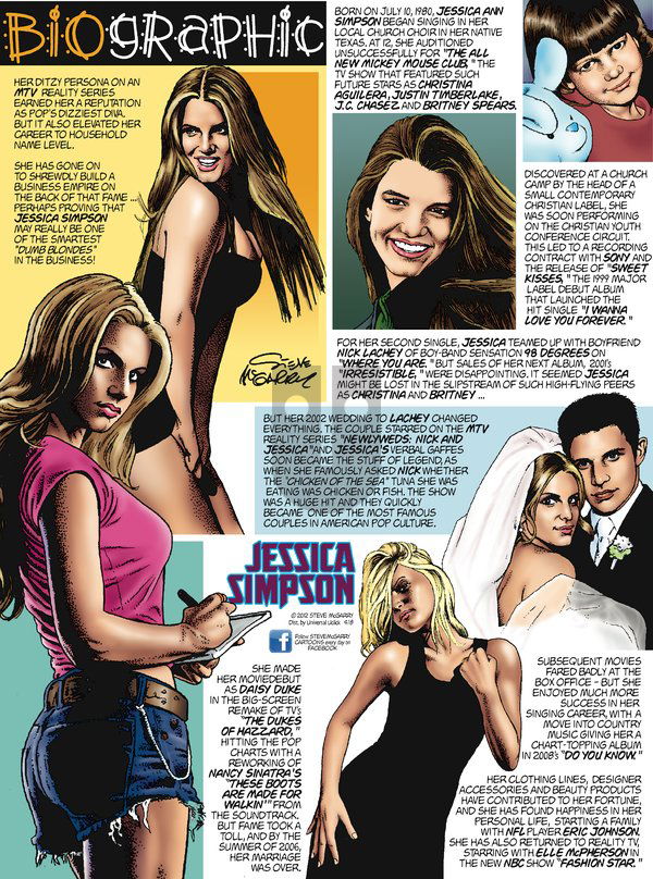 Biographic on Sunday April 8, 2012 Comic Strip