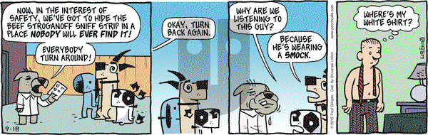 Pooch Cafe on Friday September 18, 2015 Comic Strip