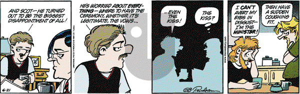 Doonesbury on Monday June 21, 1999 Comic Strip