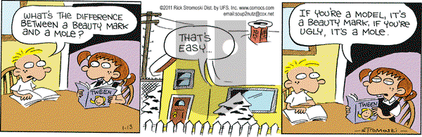 Soup to Nutz - Old on Thursday January 13, 2011 Comic Strip
