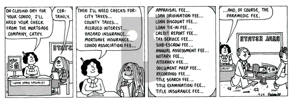 Cathy Classics on Tuesday September 29, 1987 Comic Strip