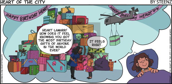 Heart of the City - Sunday August 11, 2024 Comic Strip