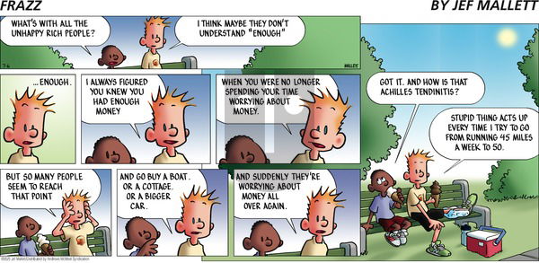 Frazz on Sunday July 6, 2025 Comic Strip