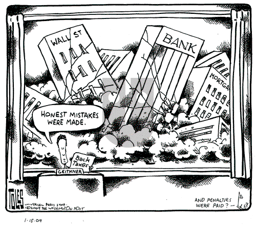 Tom Toles on Thursday January 15, 2009 Comic Strip