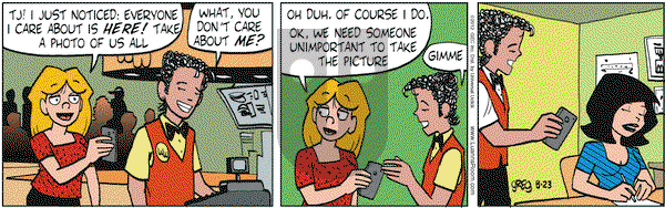 Luann on Thursday August 23, 2012 Comic Strip
