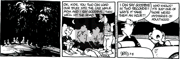 Luann on Saturday July 4, 1992 Comic Strip