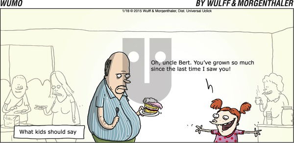 WuMo on Sunday January 18, 2015 Comic Strip