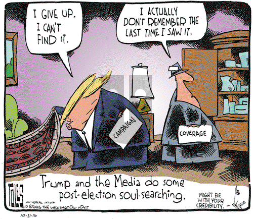 Tom Toles on Monday October 31, 2016 Comic Strip