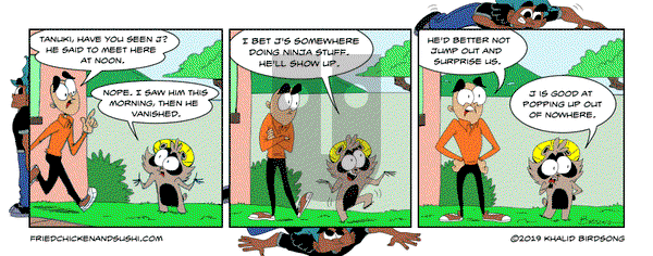 Little Fried Chicken and Sushi on Monday December 8, 2025 Comic Strip