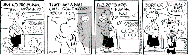 Drabble on Wednesday October 22, 2003 Comic Strip