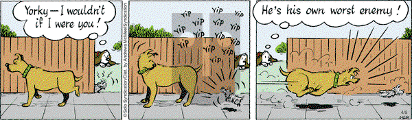 Fred Basset on Wednesday April 5, 2017 Comic Strip