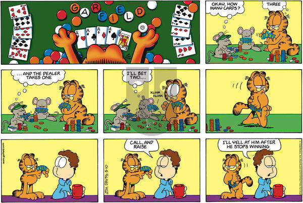Garfield on Sunday May 10, 1998 Comic Strip