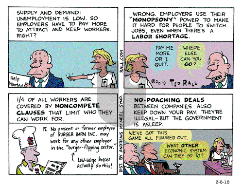 Ted Rall on Monday March 5, 2018 Comic Strip